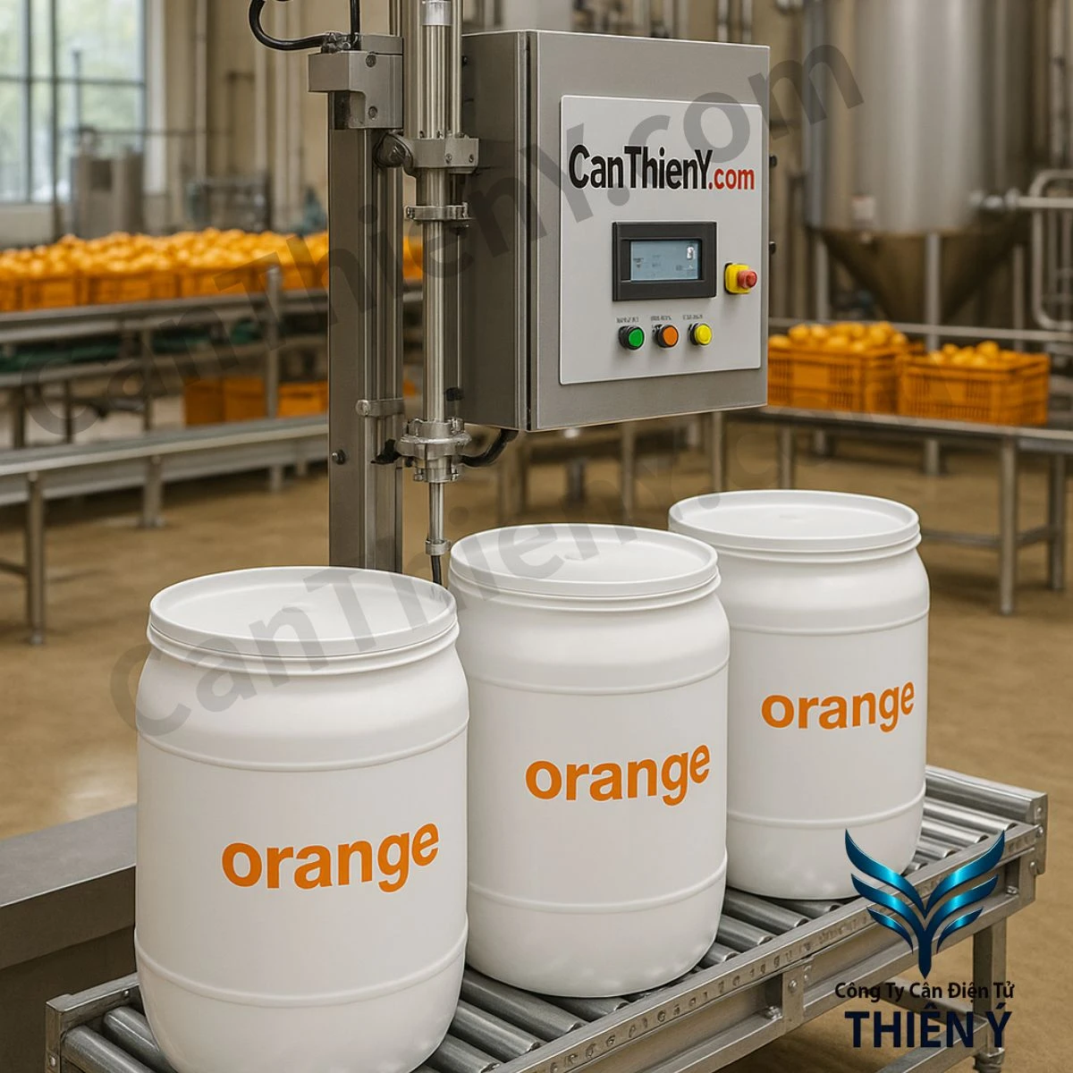 Cân chiết rót nước ép – Giá tốt, bảo hành 18 tháng