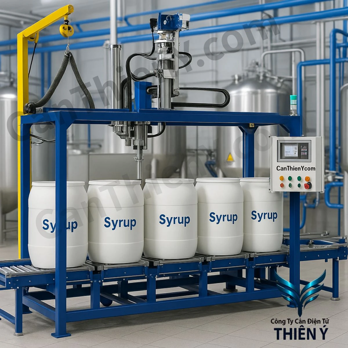 Cân chiết rót thực phẩm dạng lỏng – Giá tốt, bảo hành 18 tháng