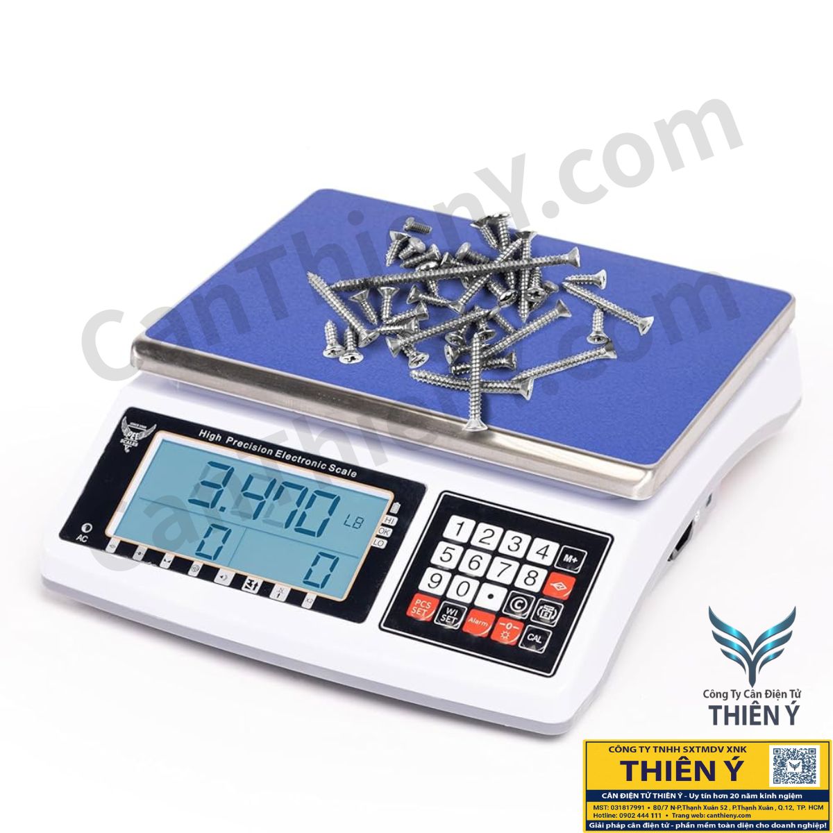 Cân đếm 2 màn hình – Hiển thị chính xác, bền bỉ, bảo hành 18 tháng Thiên Ý