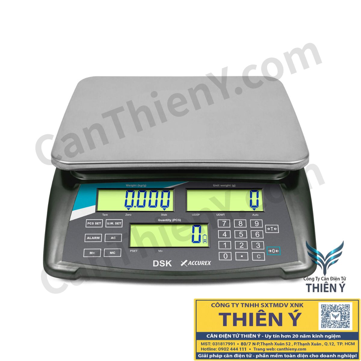 Cân đếm chất lượng – Chính xác, bền bỉ, bảo hành 18 tháng Thiên Ý