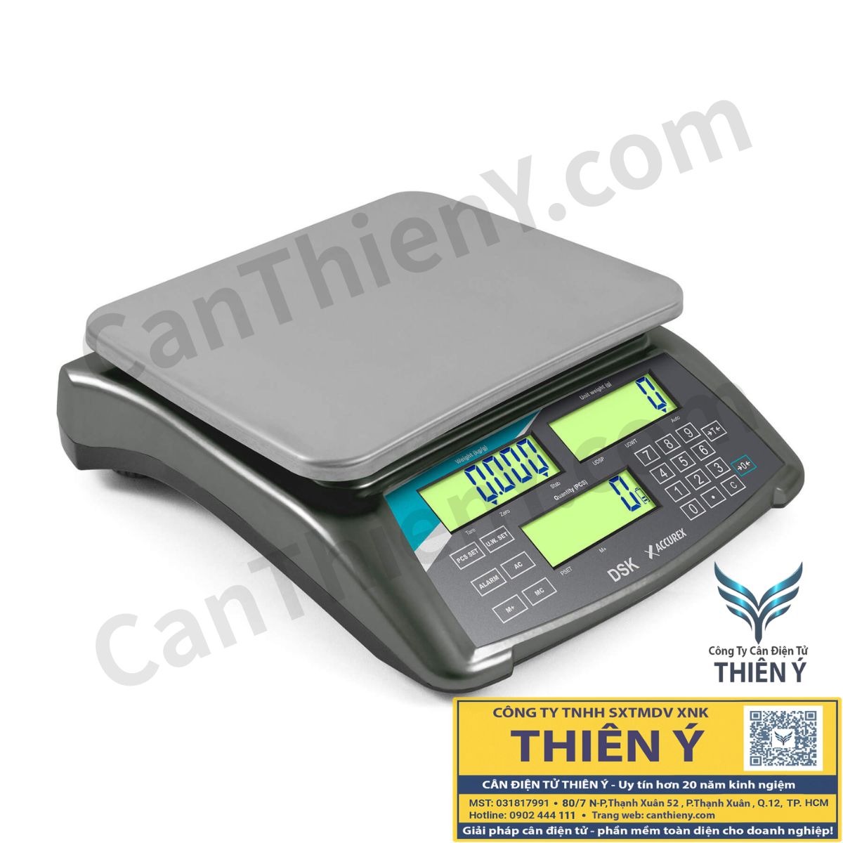 Cân đếm chính hãng – Chính xác, bền bỉ, bảo hành 18 tháng Thiên Ý