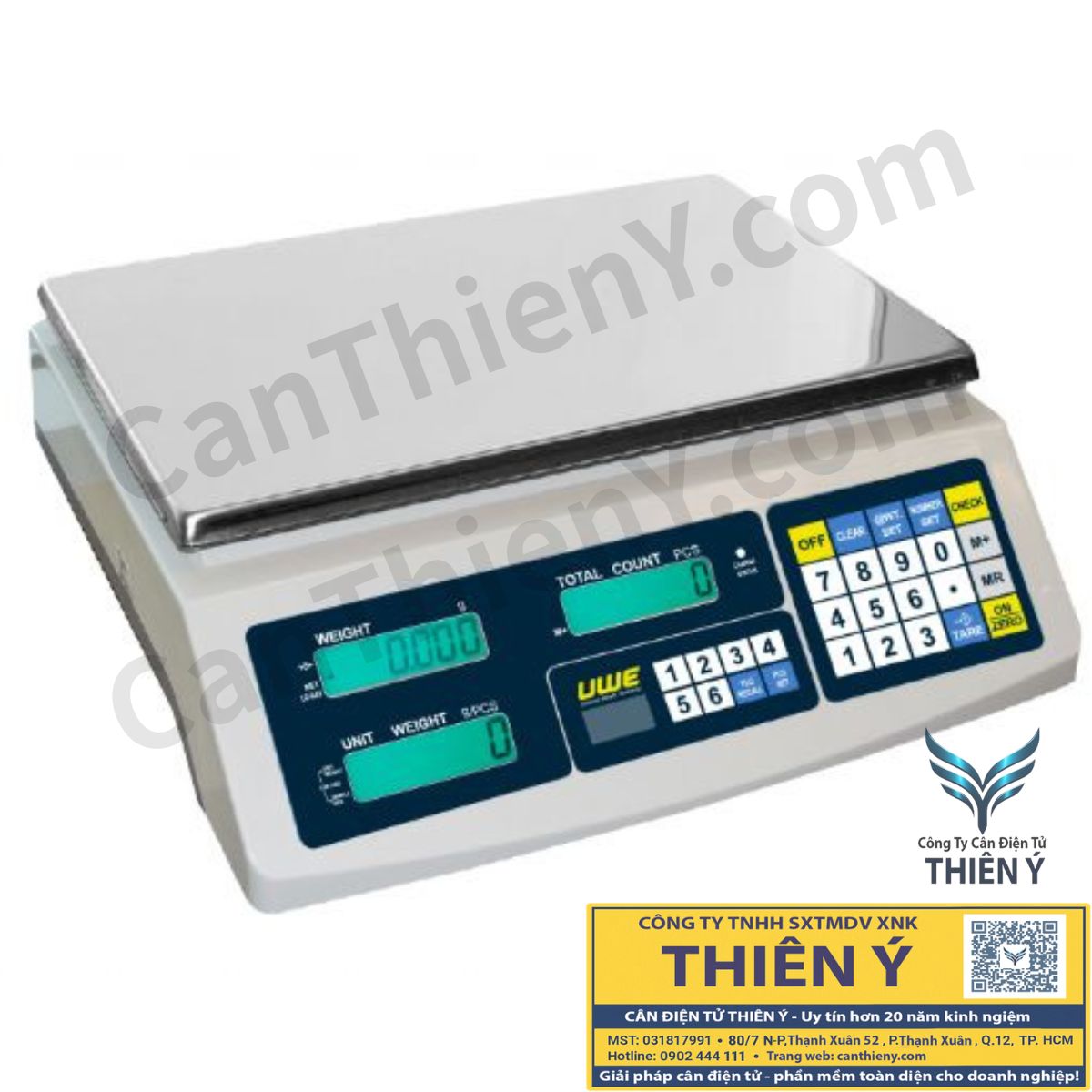 Cân đếm Đài Loan – Chính xác, bền bỉ, bảo hành 18 tháng Thiên Ý