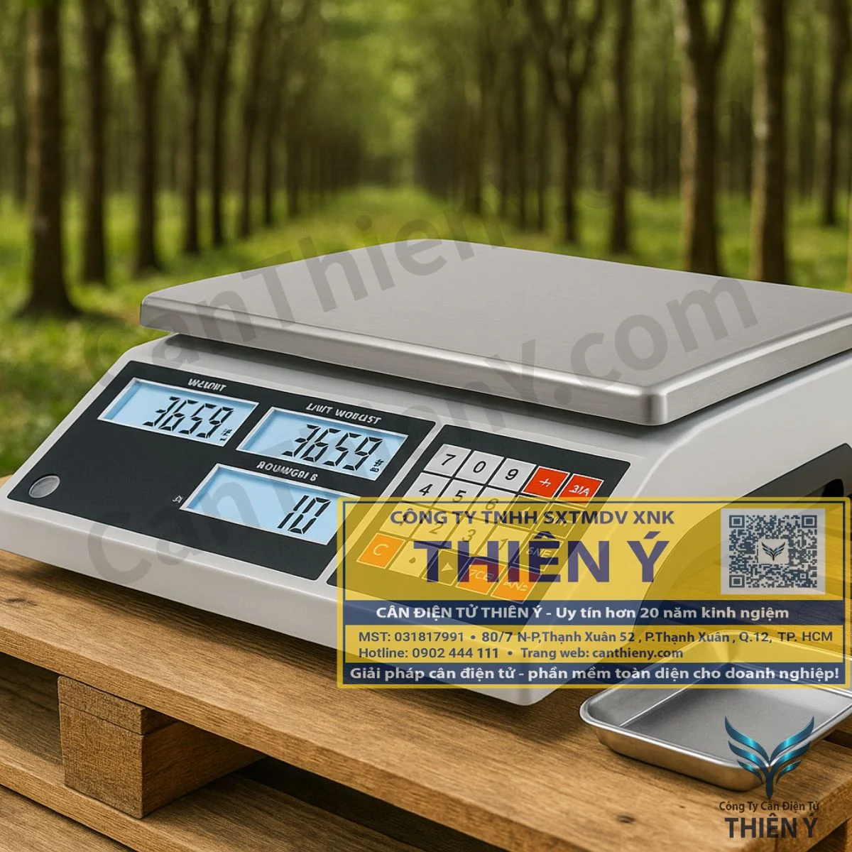 Cân đếm sản phẩm từ nhựa và cao su