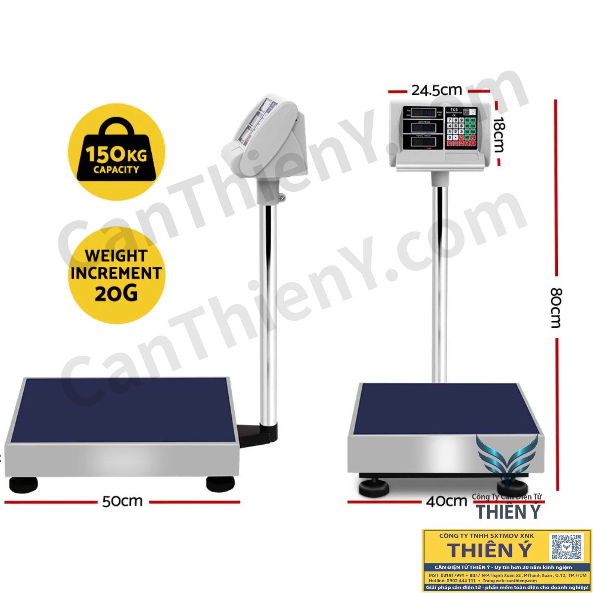Cân đếm tại siêu thị, cửa hàng cơ khí, phụ kiện – Chính xác, bền bỉ, bảo hành 18 tháng Thiên Ý