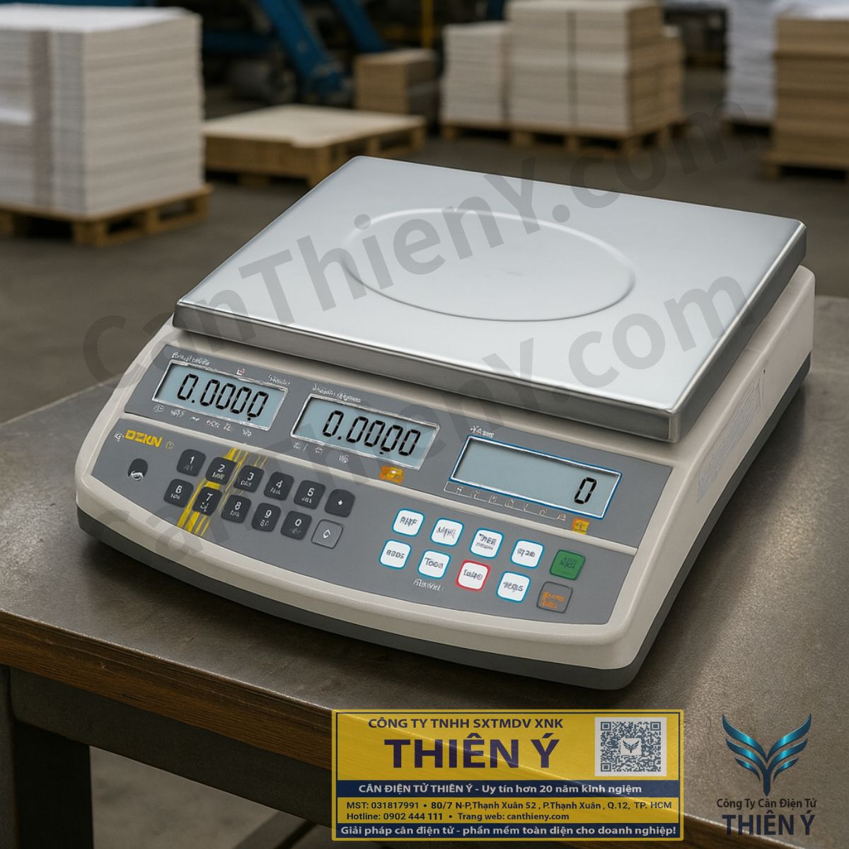 Cân đếm tem, nhãn, card – Chính xác, bền bỉ, bảo hành 18 tháng Thiên Ý