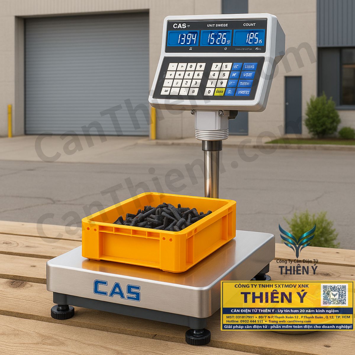 Cân đếm trong đóng gói dán nhãn – Chính xác, bền bỉ, bảo hành 18 tháng Thiên Ý