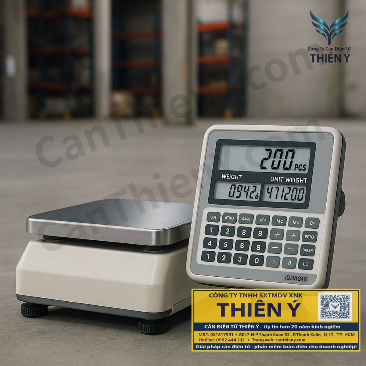 Cân đếm Yaohua – Chính xác, bền bỉ, bảo hành 18 tháng Thiên Ý