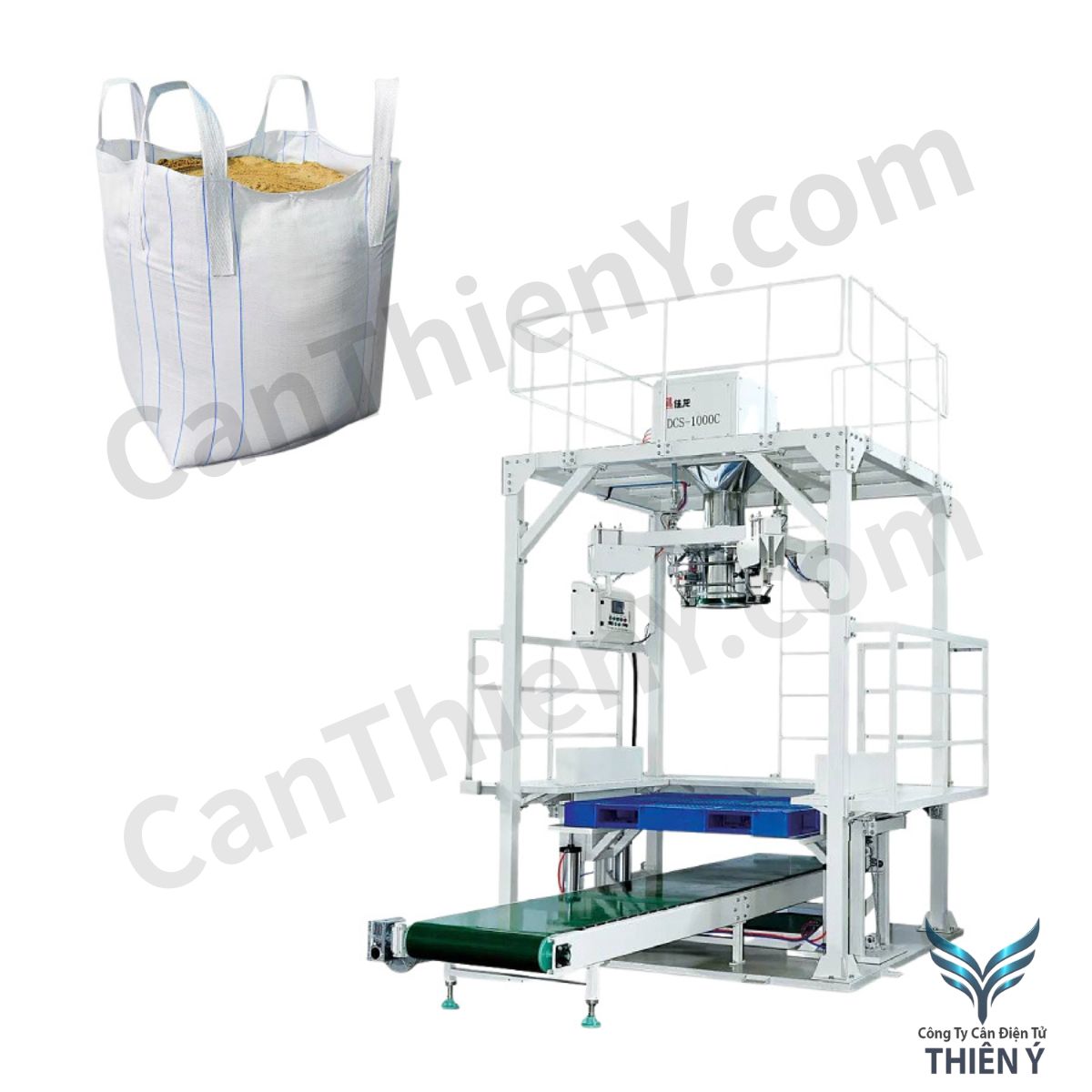 Cân đóng bao 1 tấn – Chính xác, bền bỉ, bảo hành 18 tháng Thiên Ý
