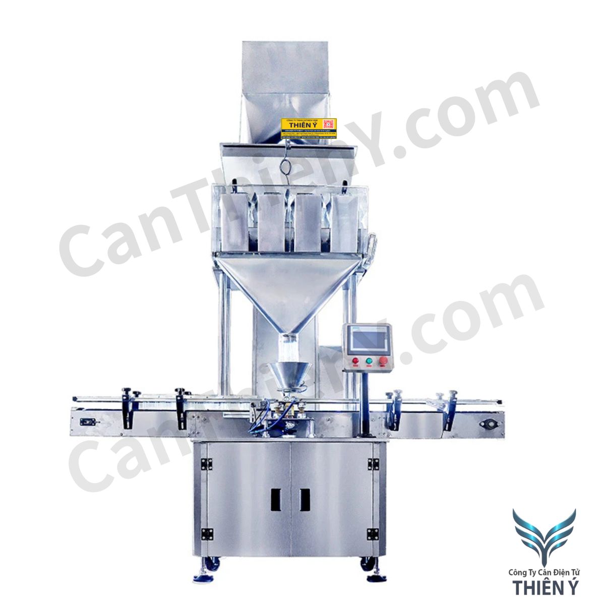 Cân đóng bao 4 phễu – Chính xác, bền bỉ, bảo hành 18 tháng Thiên Ý