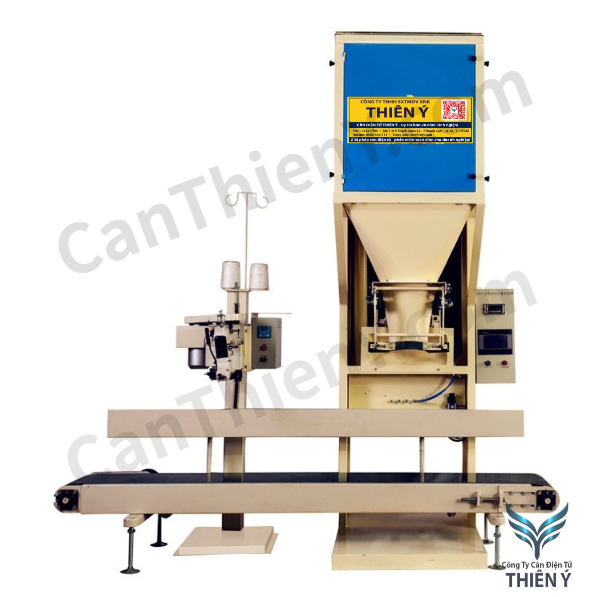 Cân đóng bao cấp liệu trục vít – Chính xác, bền bỉ, bảo hành 18 tháng Thiên Ý