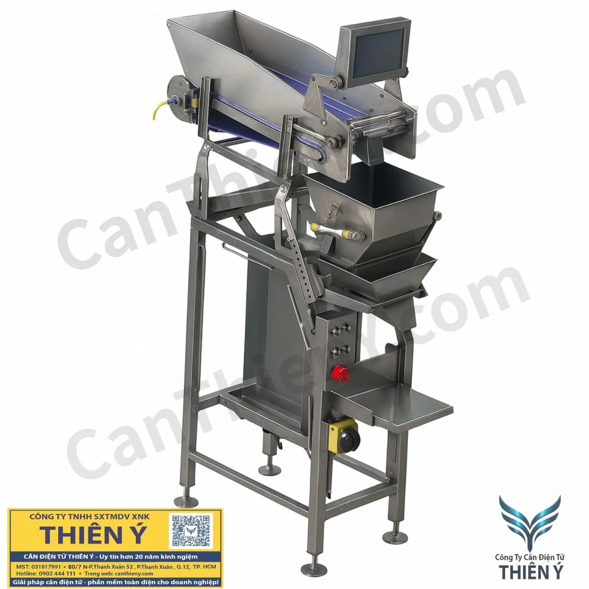 Cân đóng bao hạt nhựa – Chính xác, bền bỉ, bảo hành 18 tháng Thiên Ý