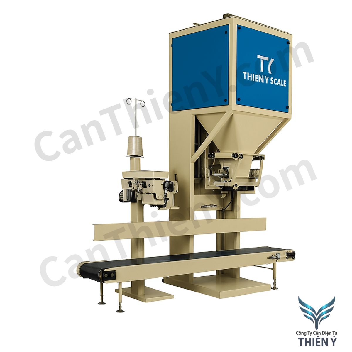 Cân đóng bao PLC – HMI cảm ứng – Chính xác, bền bỉ, bảo hành 18 tháng Thiên Ý