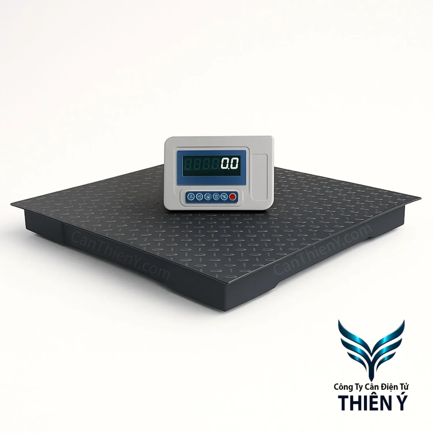 Cân máy ép khối pin lithium – Cân sàn điện tử 5–50 tấn chuẩn công nghiệp