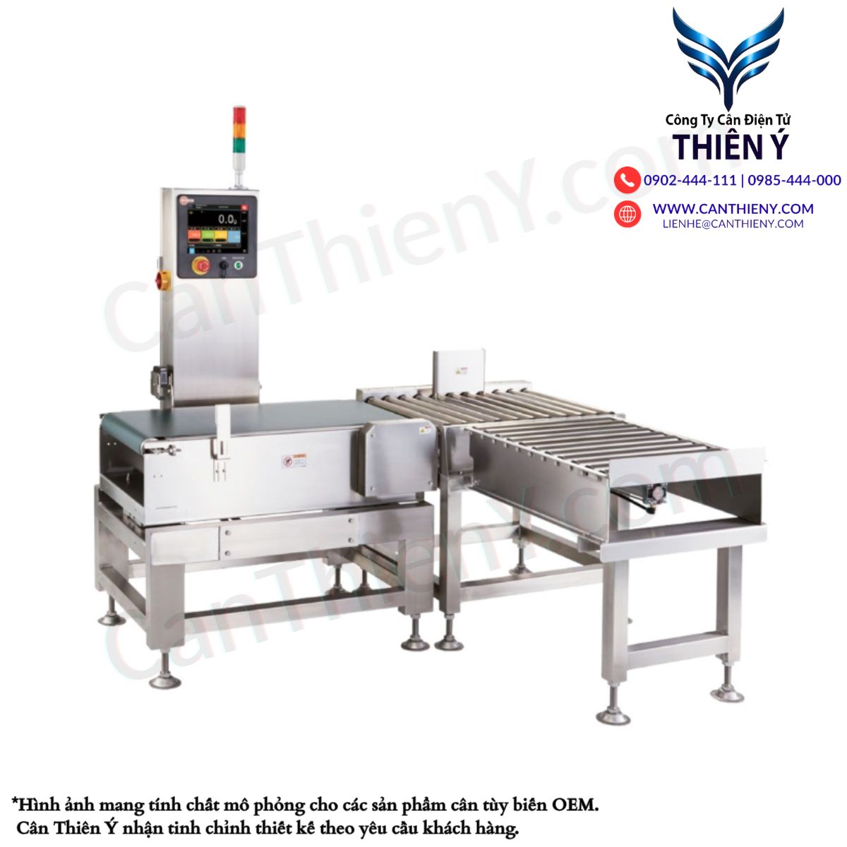 Cân băng tải OEM – giải pháp tùy biến cho dây chuyền tự động