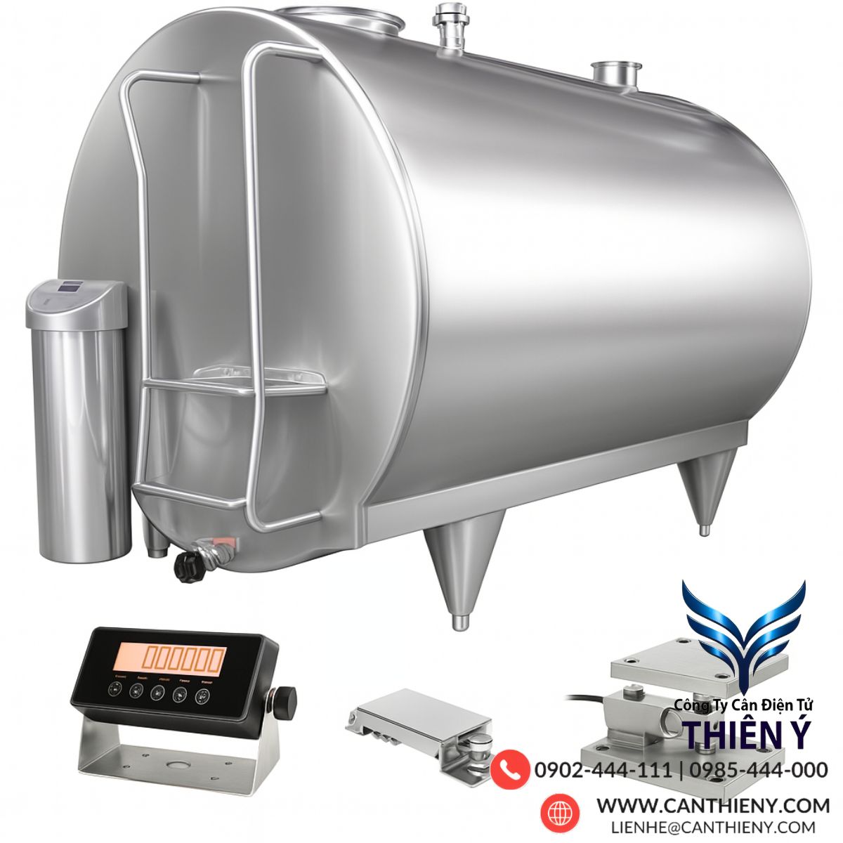 Cân bồn điện tử 2000kg 4 loadcell – Giá tốt, Chính hãng