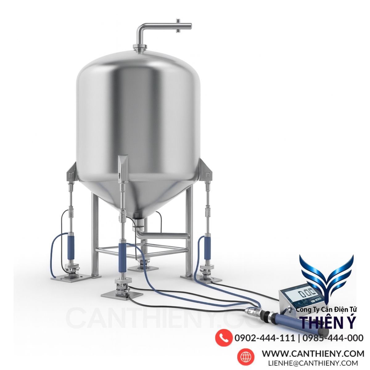 Cân bồn điện tử 5000kg 4 loadcell – Giá tốt, Chính hãng