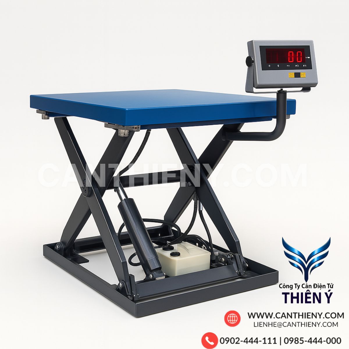 Cân điện tử bàn nâng hạ thủy lực 100kg – Giá tốt, chính hãng