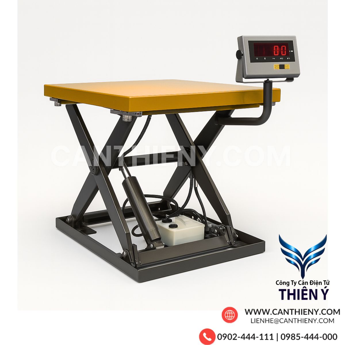Cân điện tử bàn nâng hạ thủy lực 150kg – Giá tốt, chính hãng