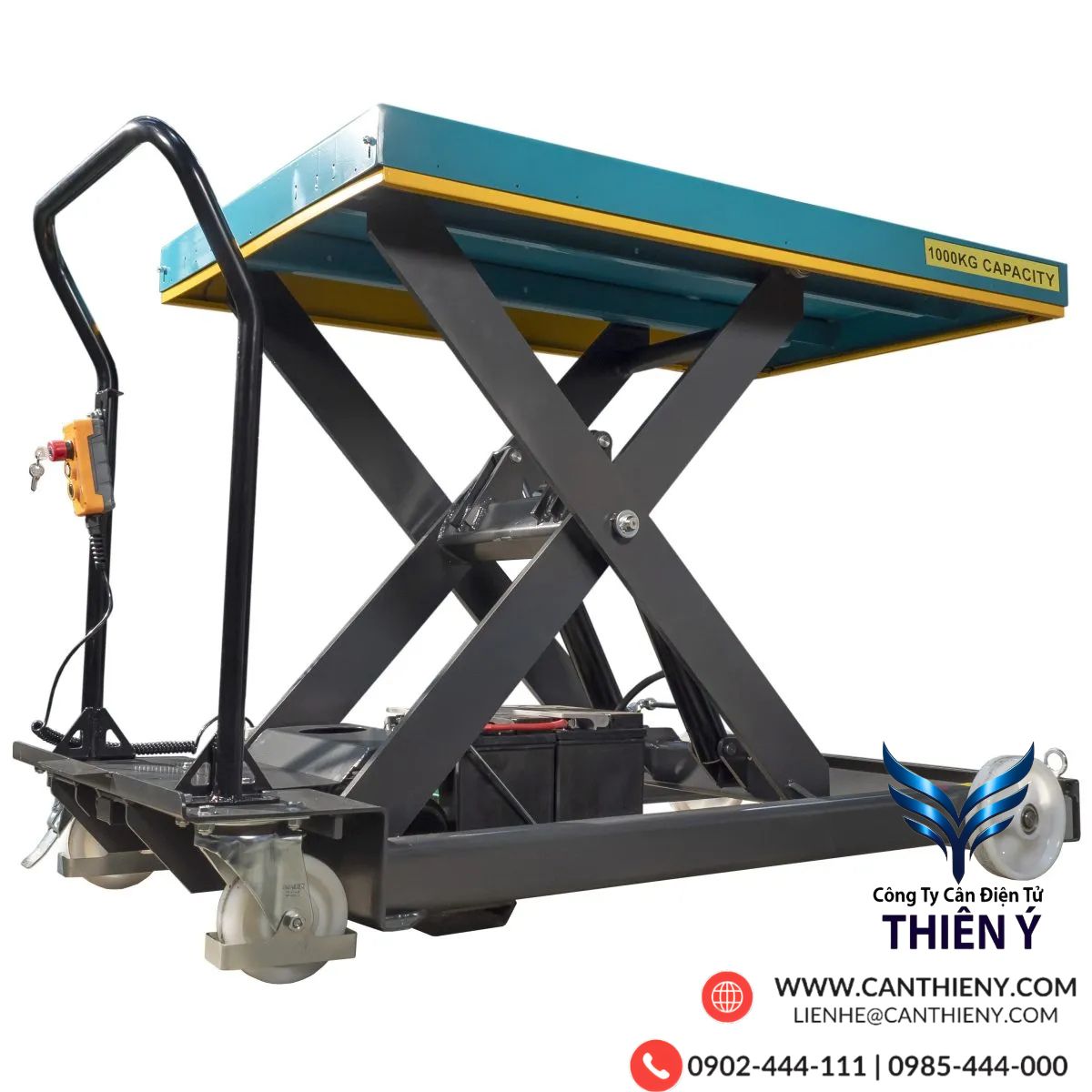 Cân điện tử bàn nâng hạ thủy lực 800kg