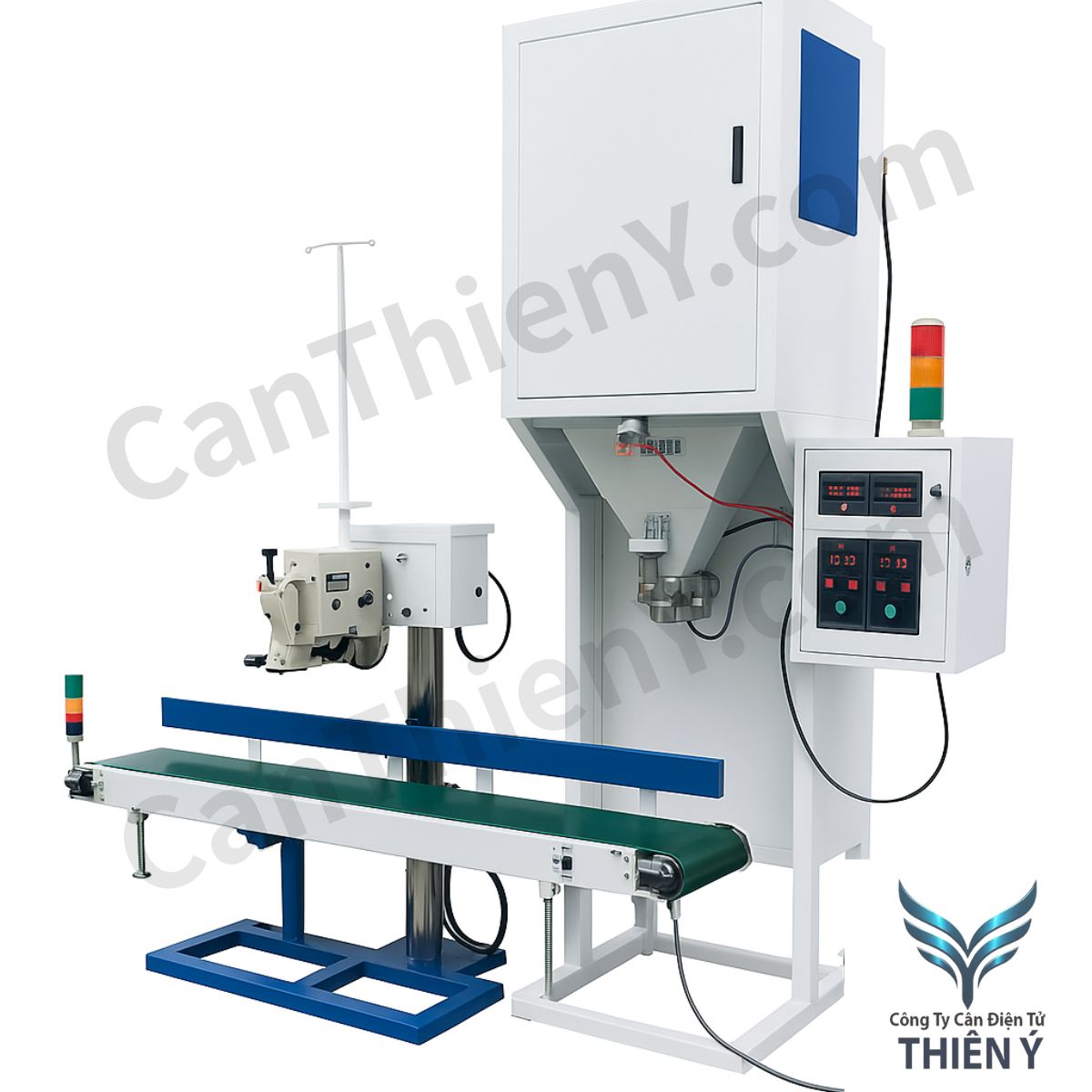 Cân đóng bao có cảnh báo lỗi – An toàn, chính xác, bảo hành 18 tháng Thiên Ý