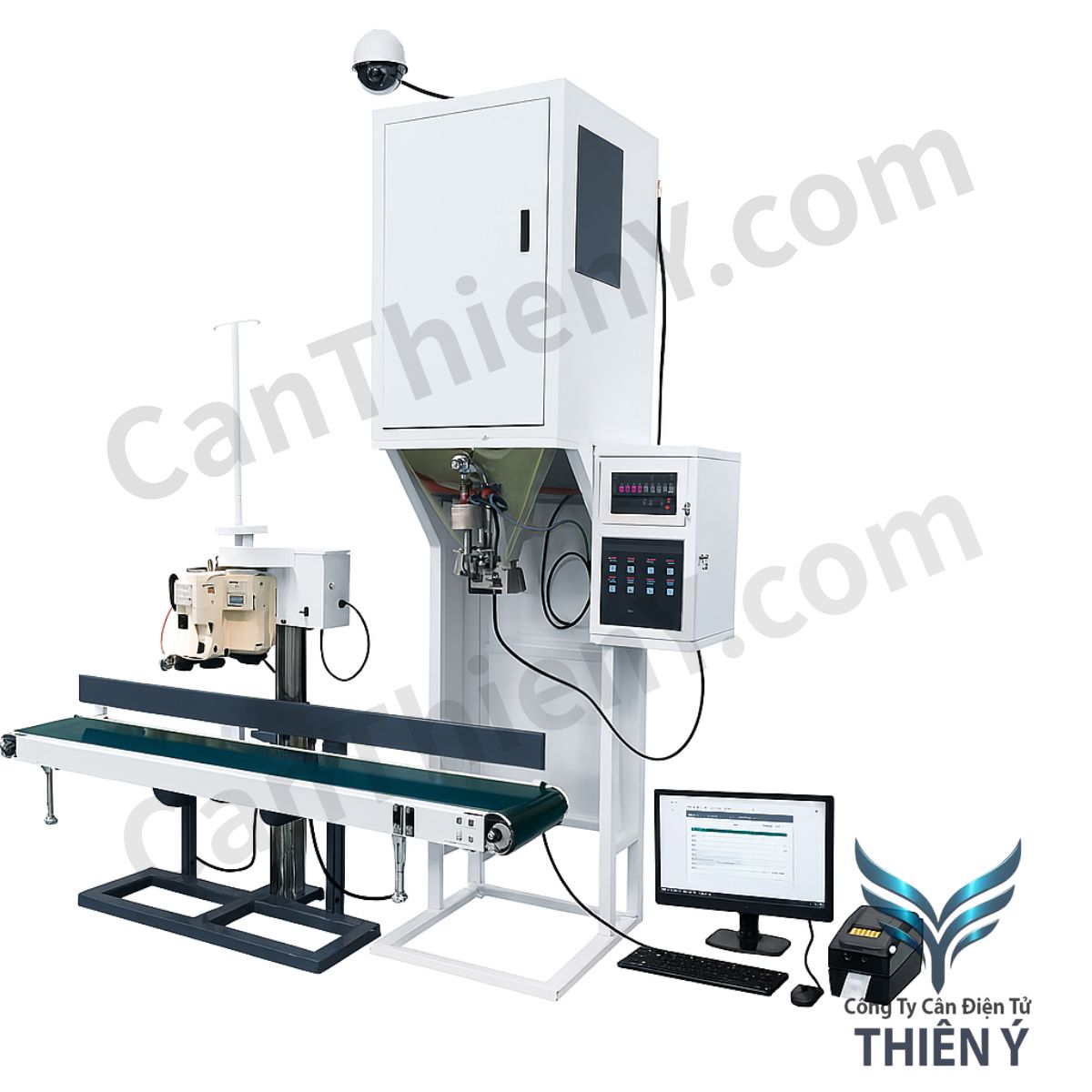 Cân đóng bao có giám sát qua WiFi – Tiện lợi, chính xác, bảo hành 18 tháng Thiên Ý