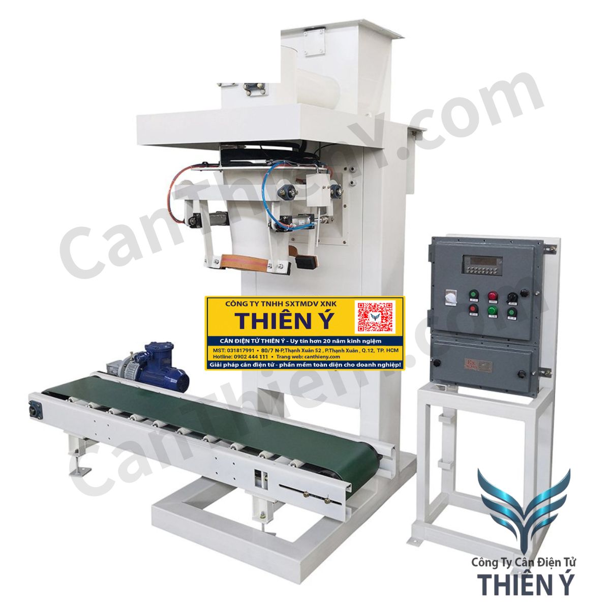 Cân đóng bao có kiểm định – Chính xác, đạt chuẩn, bảo hành 18 tháng Thiên Ý