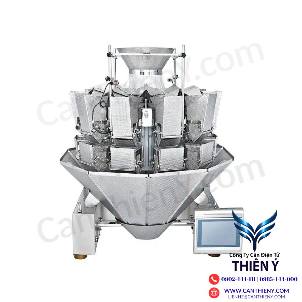 Cân nhiều đầu cho thực phẩm đông lạnh – chính hãng, tốc độ cao, chia đồng loạt