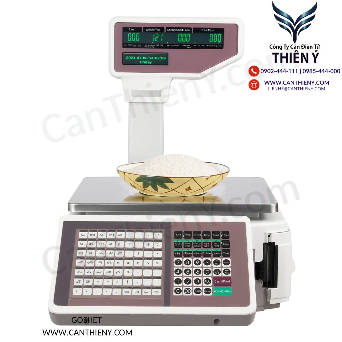 Cân thương mại chính hãng – chất lượng đảm bảo, giá tốt, bảo hành 18 tháng