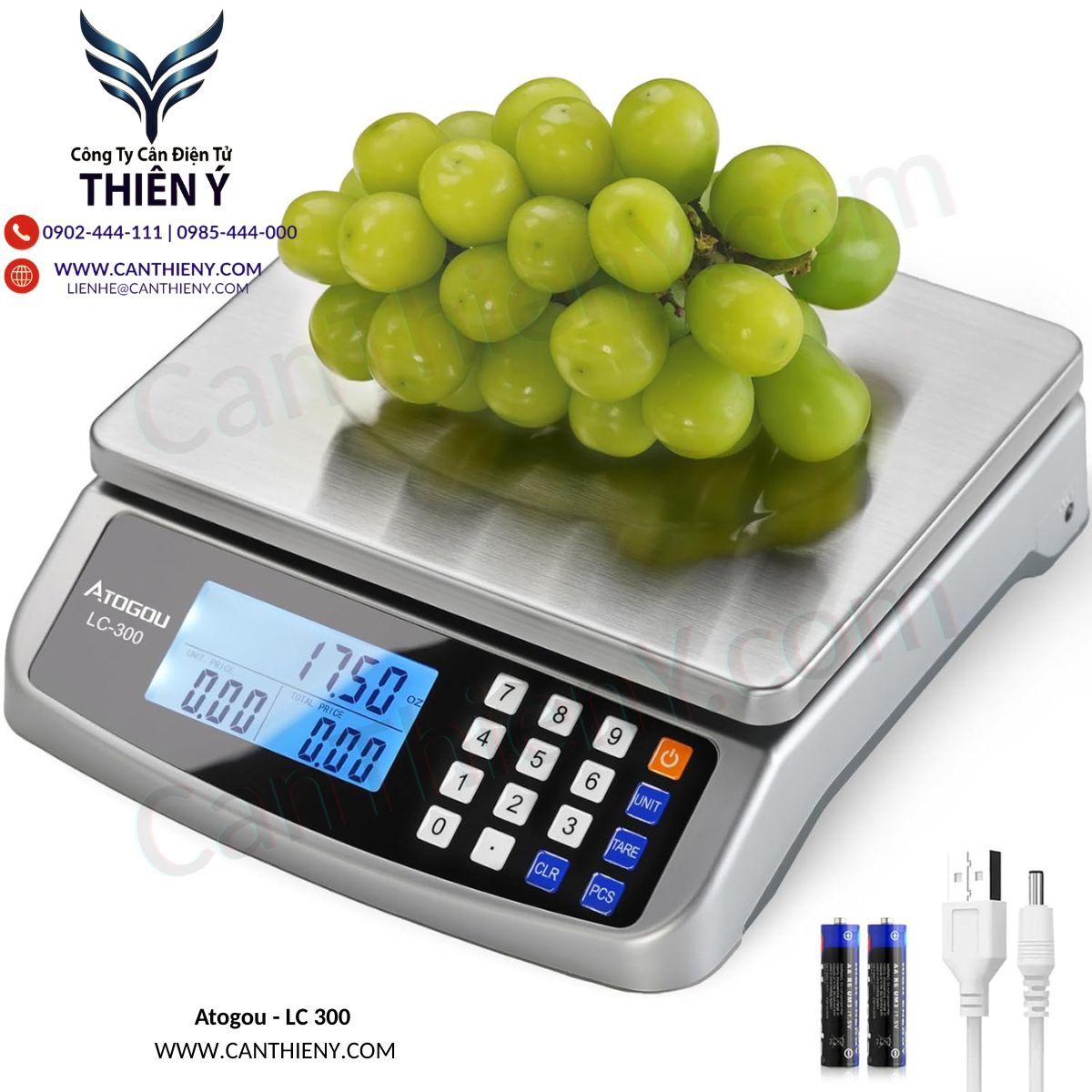 Cân thương mại dùng trong chợ – chính hãng, giá tốt, bảo hành 18 tháng