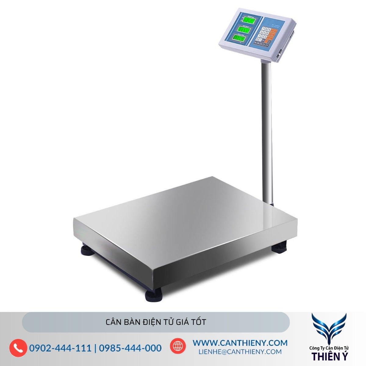 Cân bàn điện tử công nghiệp 500kg Thiên Ý, tải trọng lớn, độ bền cao