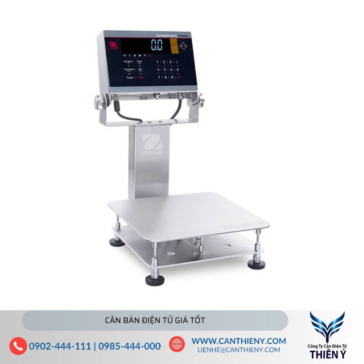 Cân bàn điện tử kết nối phần mềm cho ngành thực phẩm chính hãng Thiên Ý