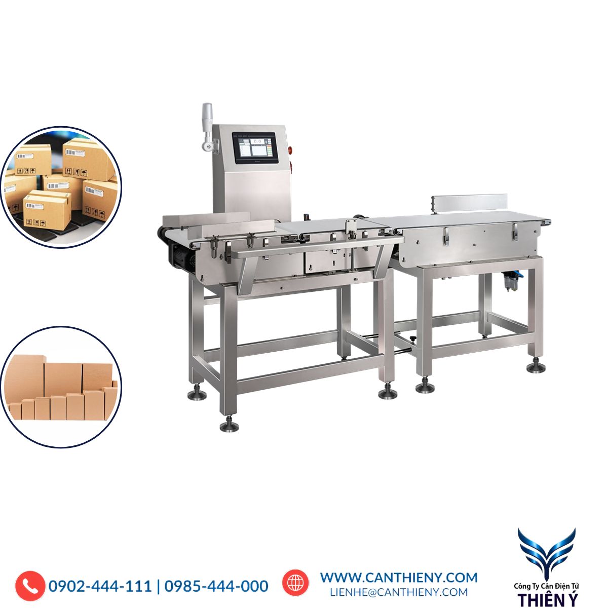 Cân băng tải giữa hai máy tự động – BH từ 12 tháng, giá tốt