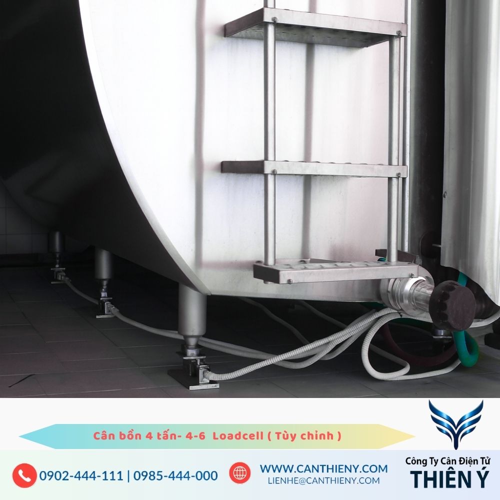 Cân Bồn 4 Tấn điện tử công nghiệp Thiên Ý
