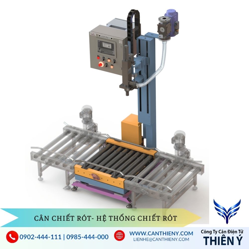 Cân chiết rót chất lỏng 200kg Thiên Ý chính hãng