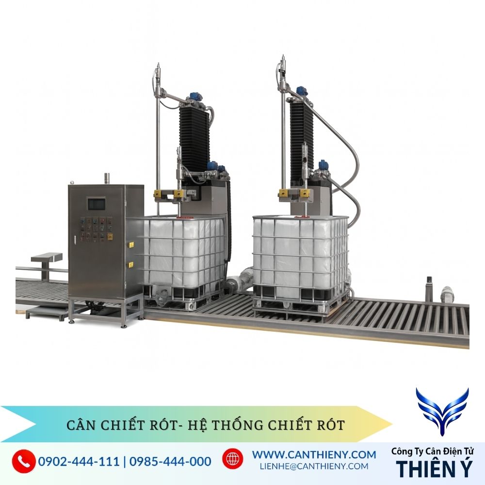 Cân chiết rót chất lỏng 300kg Thiên Ý chính hãng
