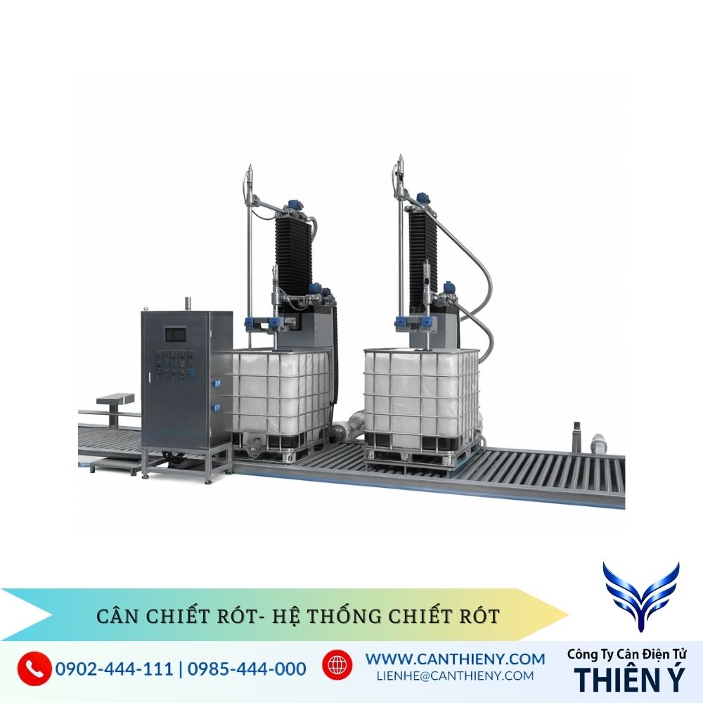 Cân chiết rót chất lỏng 500kg Thiên Ý chính hãng