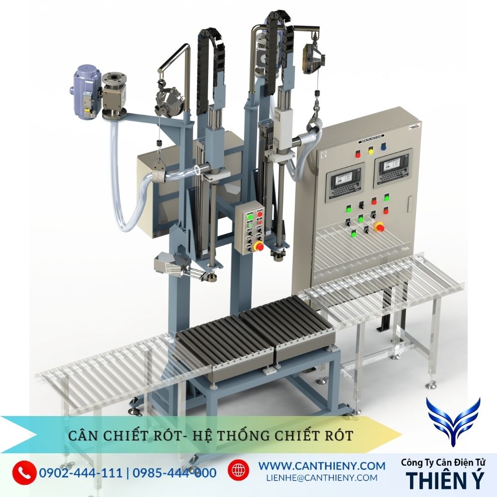 Cân chiết rót chất lỏng chống bọt khí Thiên Ý