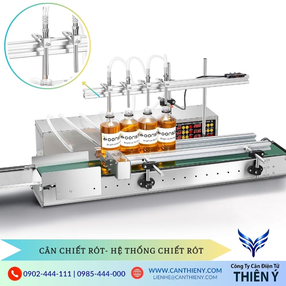 Cân Chiết Rót Chất Lỏng EtherNet/IP - tương thích Rockwell, SCADA, PLC công nghiệp