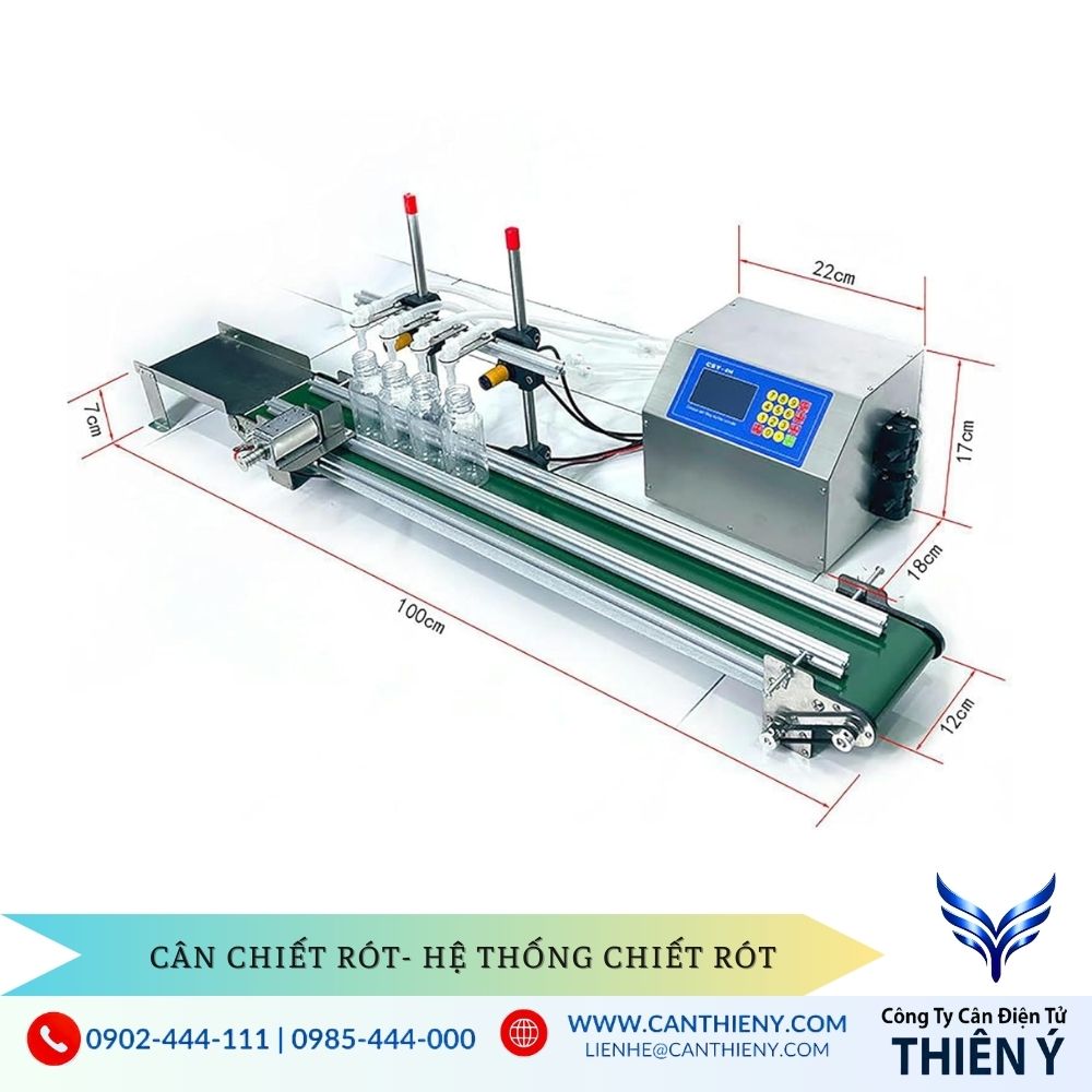 Cân chiết rót chất lỏng nhiều vòi tốc độ cao Thiên Ý