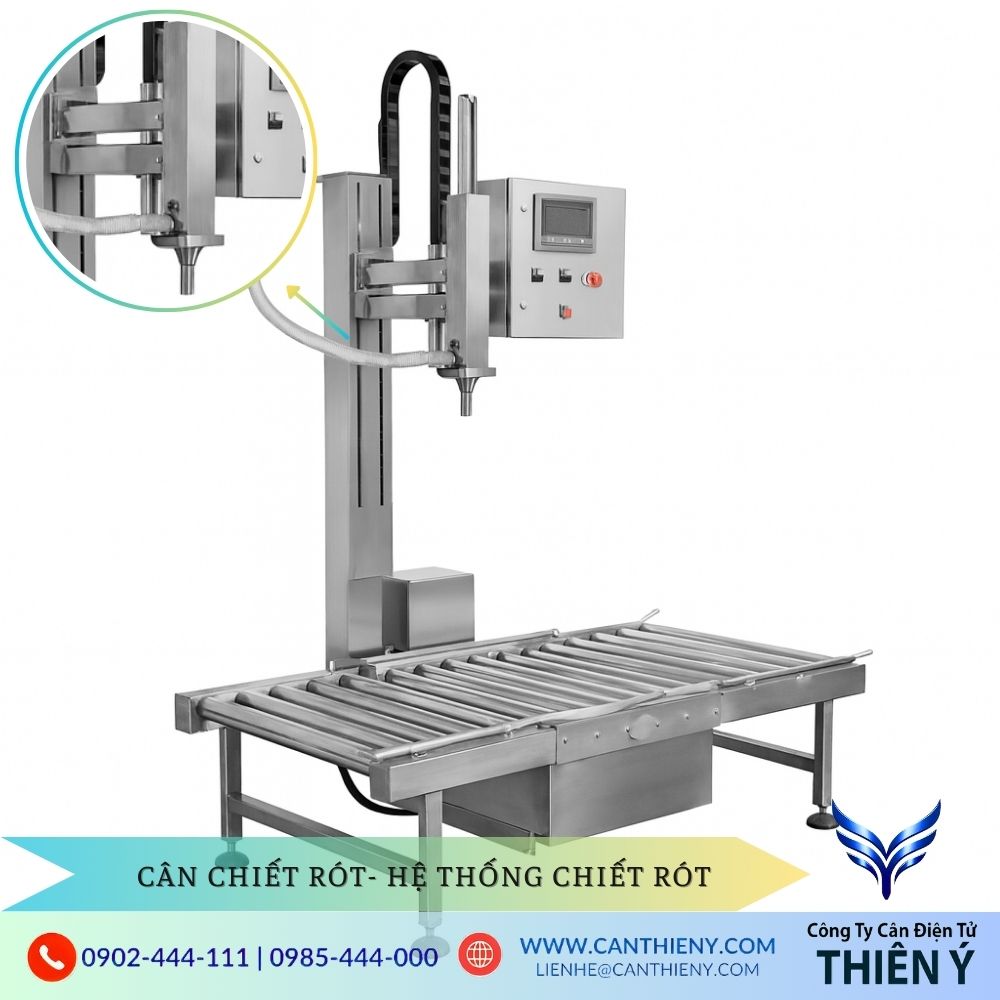 Cân Chiết Rót Chất Lỏng OPC UA kết nối tự động chuẩn công nghiệp