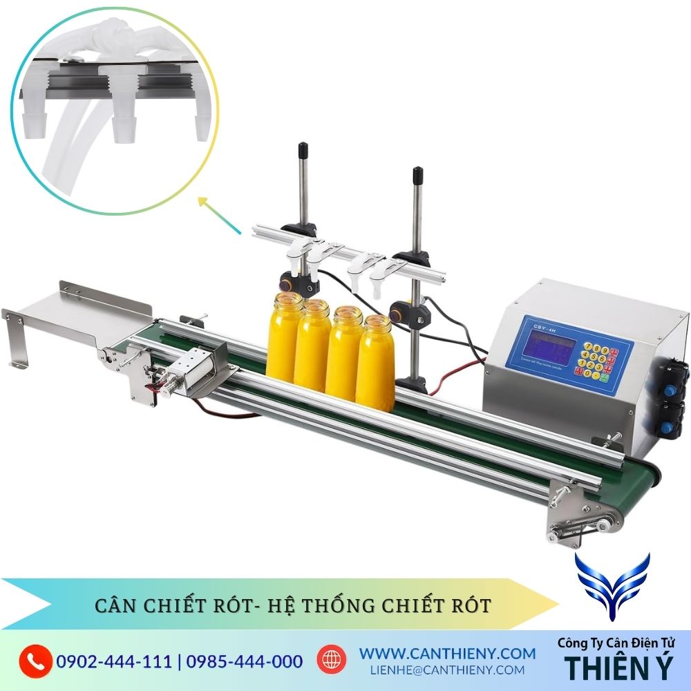 Cân chiết rót chất lỏng Profinet Thiên Ý