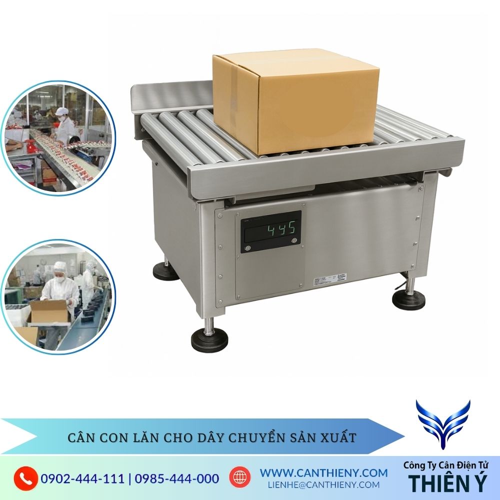 Cân Con Lăn Điện Tử Cho Dây Chuyền Đóng Gói - Chất Lượng, Bảo Hành 12 Tháng.