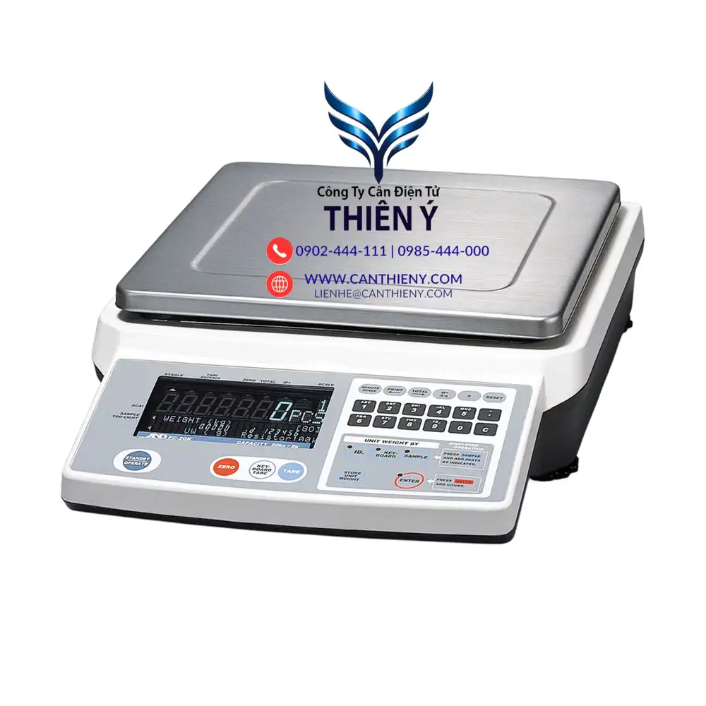 Cân điện tử đếm trong trạm cân nội bộ doanh nghiệp Thiên Ý