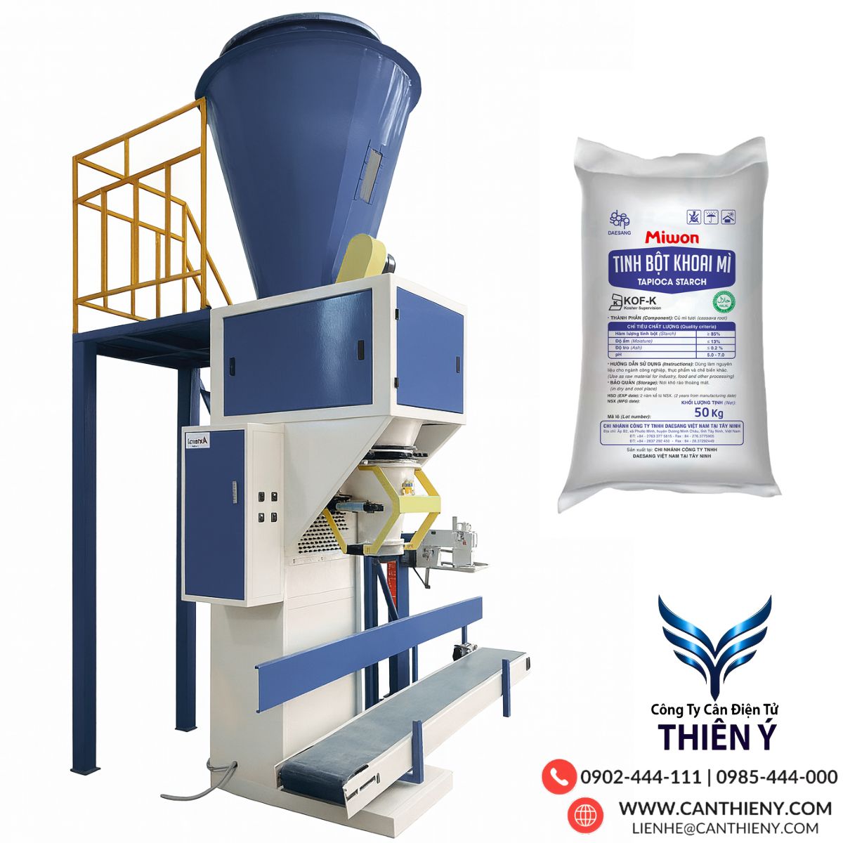 Cân Điện Tử Đóng Bao 50kg – Chính Hãng, Giá Tốt