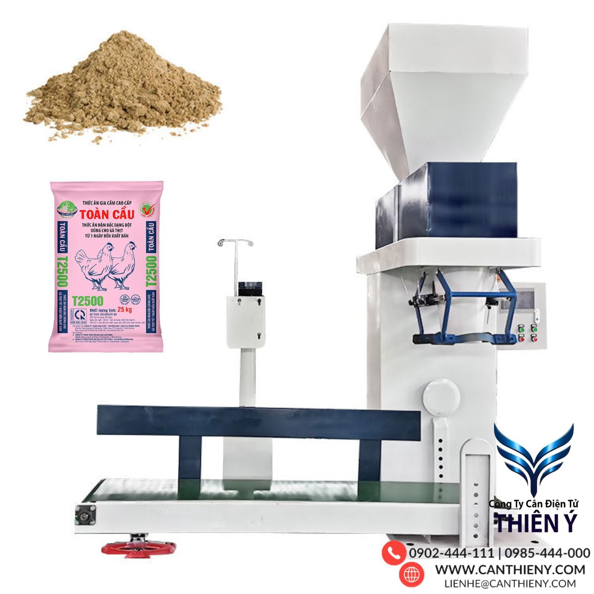 Cân Điện Tử Đóng Bao Thức Ăn Chăn Nuôi – Giá Rẻ, Chính Hãng