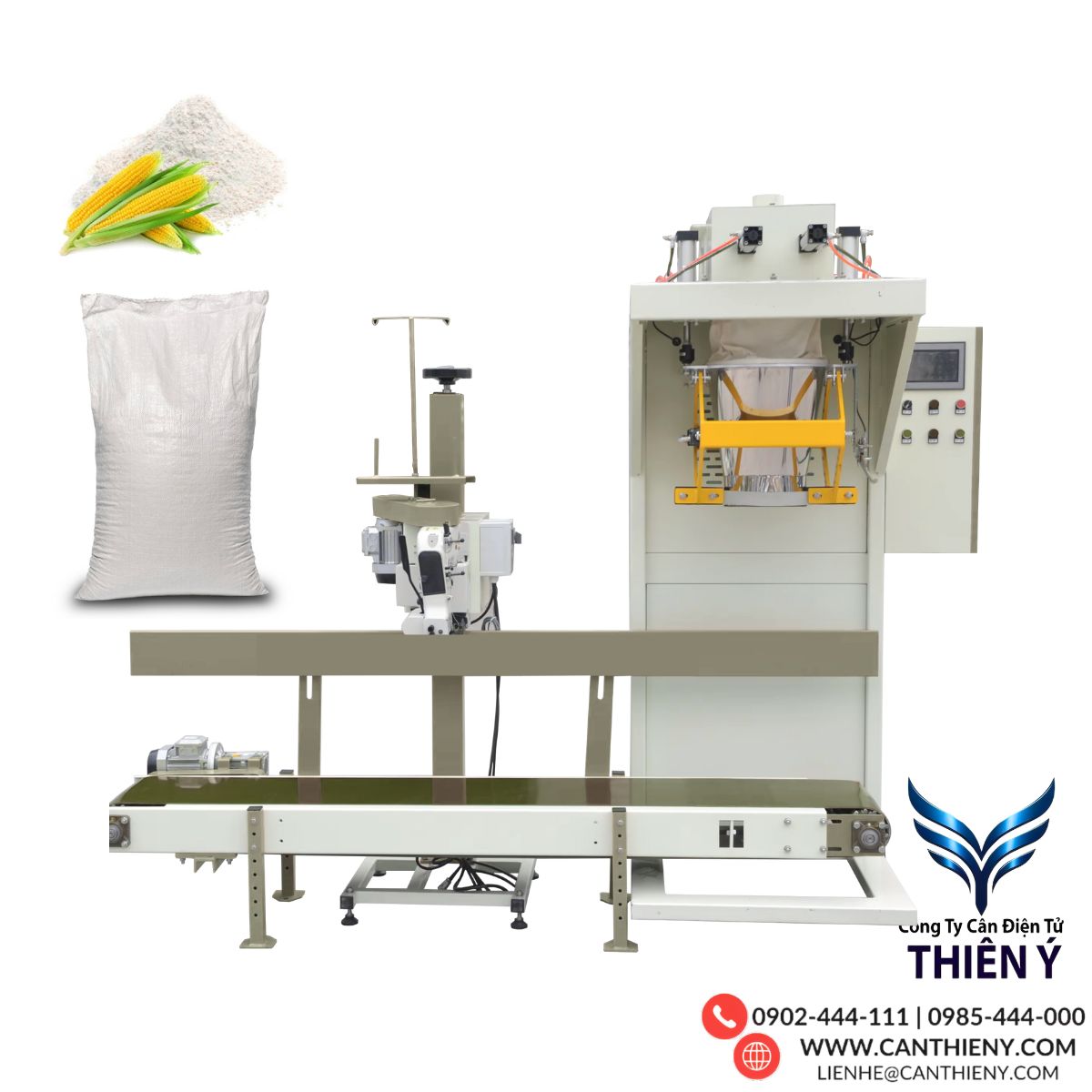 Cân điện tử đóng bao tinh bột