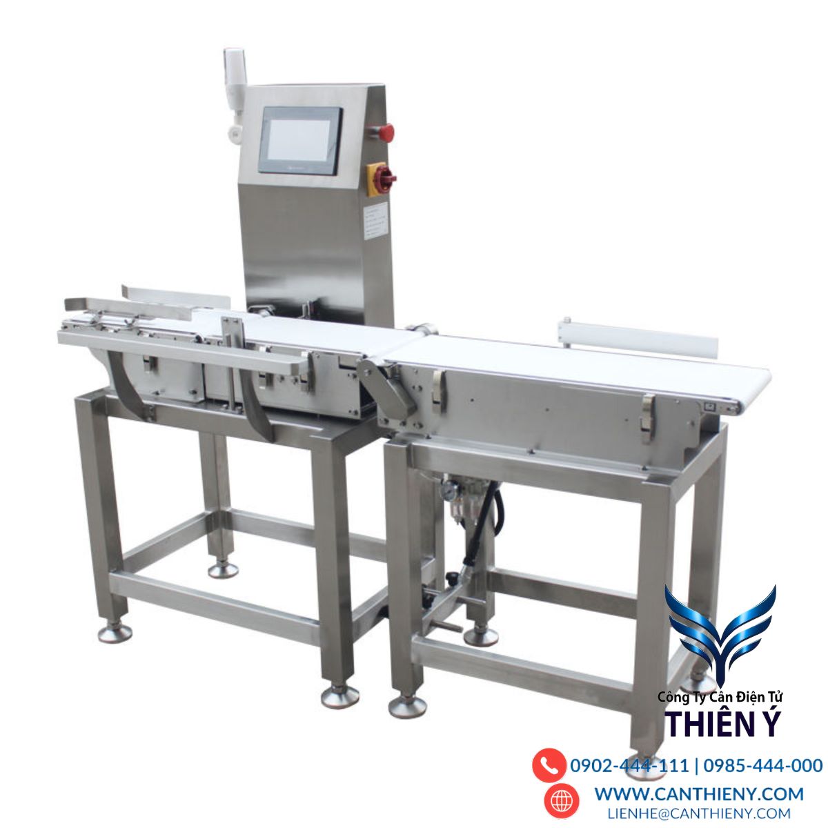 Cân điện tử kiểm tra đóng thùng có băng tải – tự động & chính xác