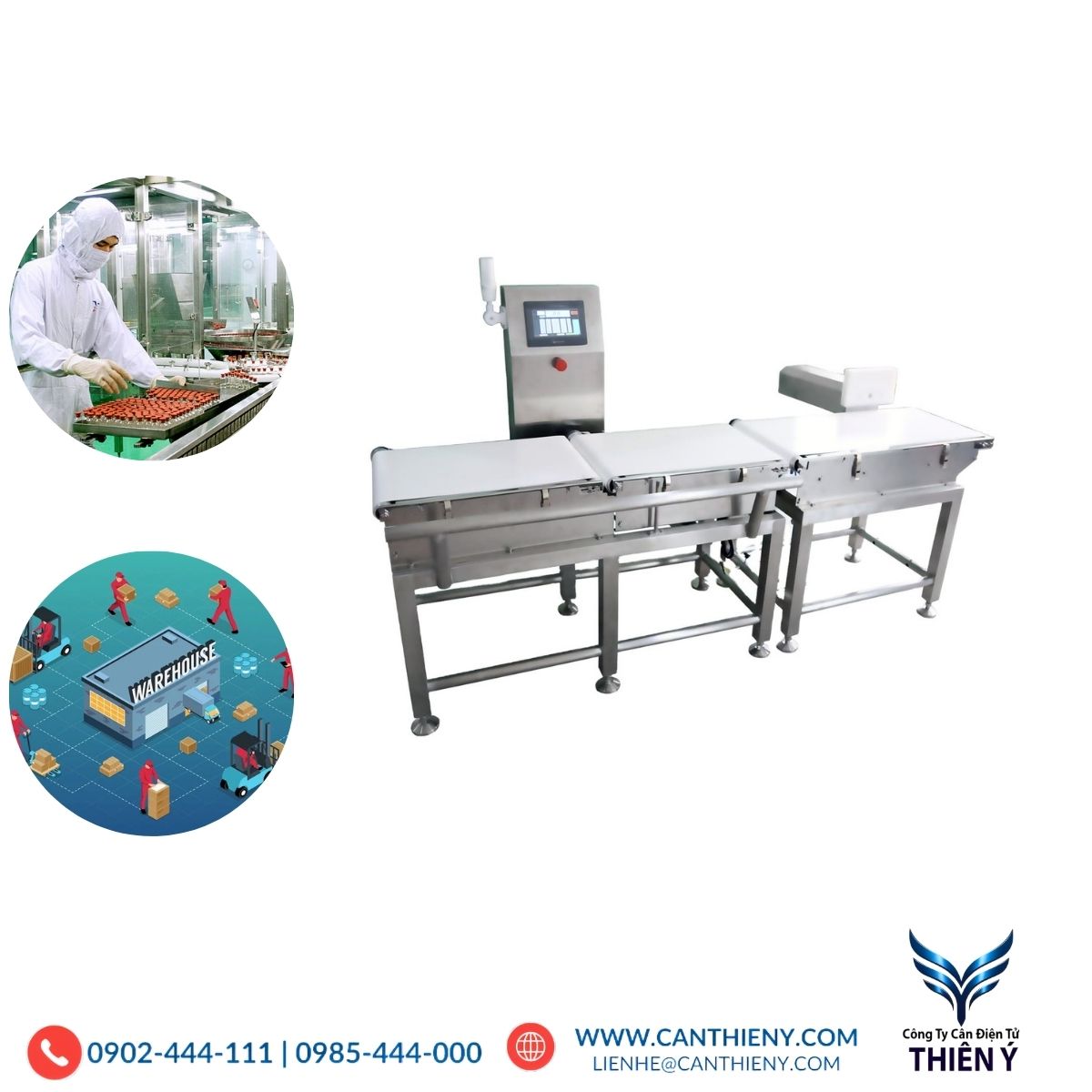 Cân điện tử kiểm tra thùng hàng trong dây chuyền sx– BH từ 12 Tháng, Chính Hãng
