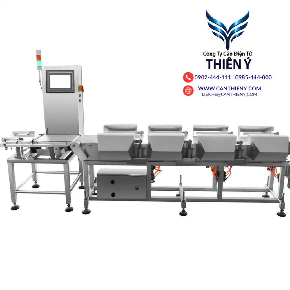 Cân điện tử phân cỡ rau củ tươi – Nhanh và chính xác