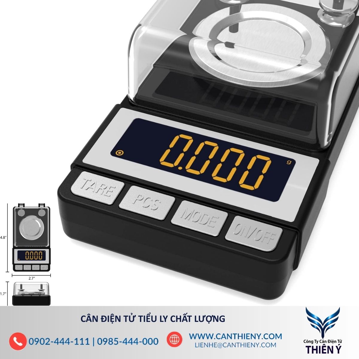 Cân điện tử tiểu ly chất lượng chính hãng